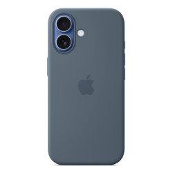 IPHONE 17 SILICONE CASE WITH MA BLUE-ZML