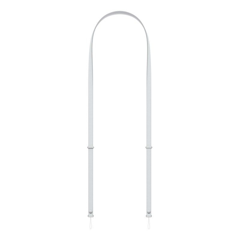 CROSSBODY STRAP - LIGHT GRAY