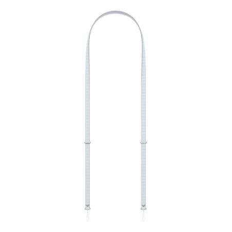 CROSSBODY STRAP - LIGHT GRAY