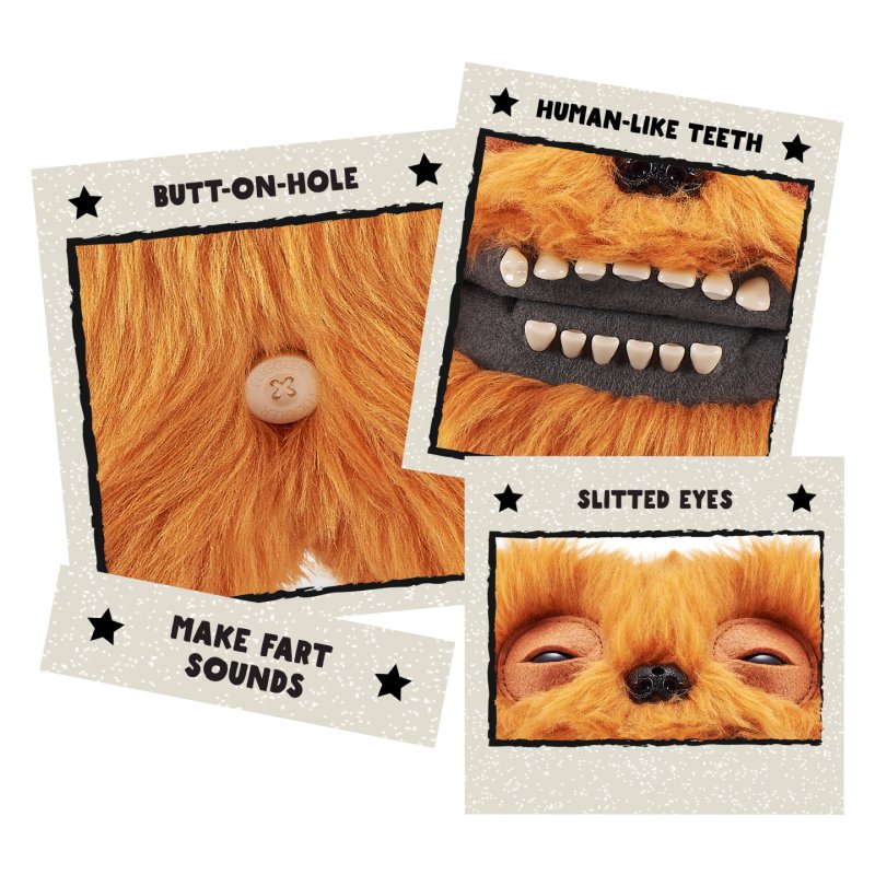 ZURU Fuggler Fart Face 9-inch Assortment Series 1 (Count Underoo Mcgoo - long pile)