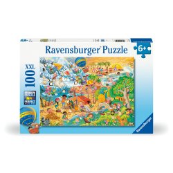 Kinderpuzzle - Die 4 Jahreszeiten (100 Teile)