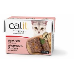 catit - Catit Cuisine Premium Wet Food for Cats - Beef Pâté with Carrots - 95 g