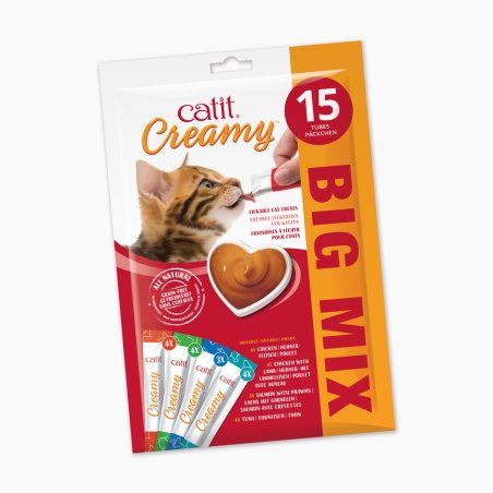 catit - Catit Creamy Premium Treat for Cats - Chicken - Multi Pack (15x10g)