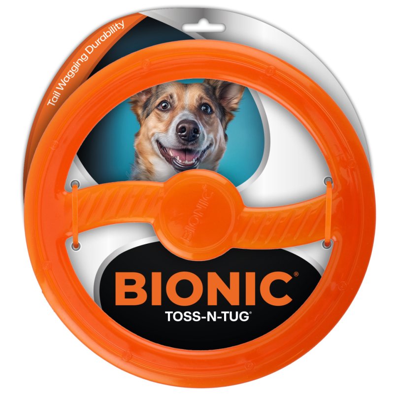 Bionic - Toss-N-Tug Ring - Orange - 22.7 cm