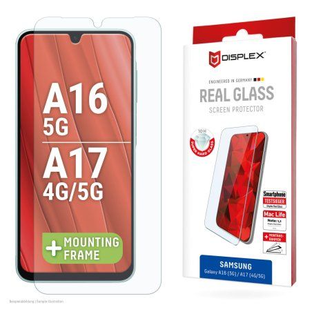 Displex Panzerglas für Samsung Galaxy A16 (5G)/A17 (4G/5G)