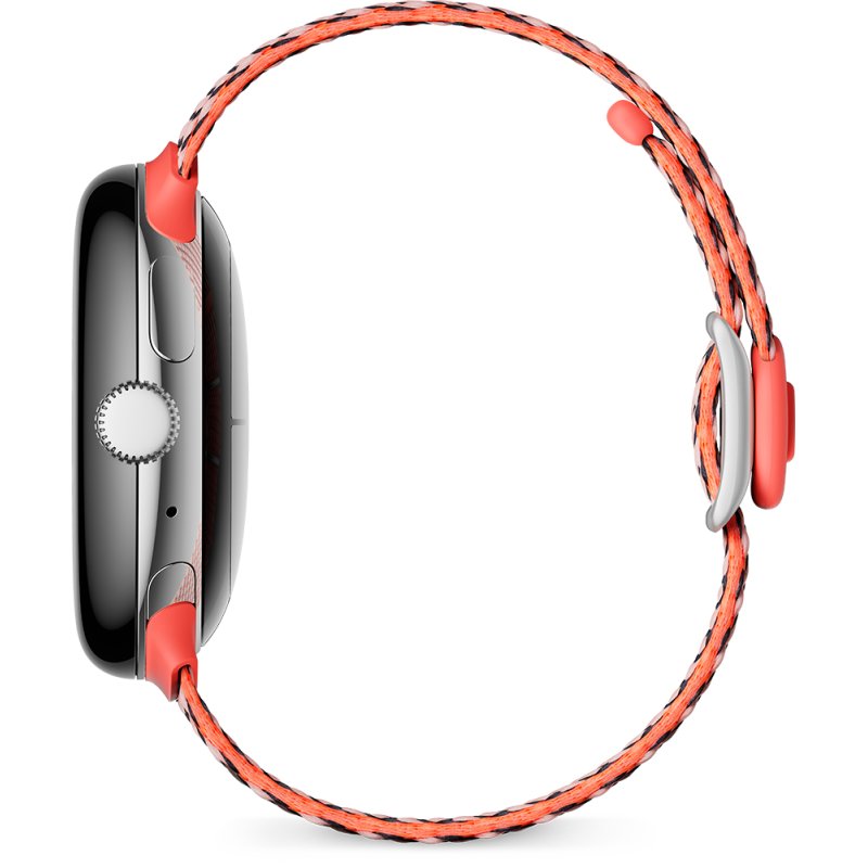 Google - Armband fr Smartwatch - 137 - 203 mm - korallefarben - fr Pixel Watch