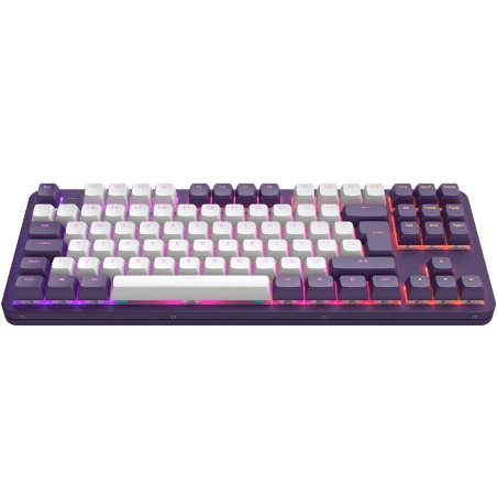 Dark Project DPKB_VIOLET_ 87_ISO clavier Gaming USB QWERTZ Danois, Anglais, Finlandais, Allemand, Italien, Nordique,