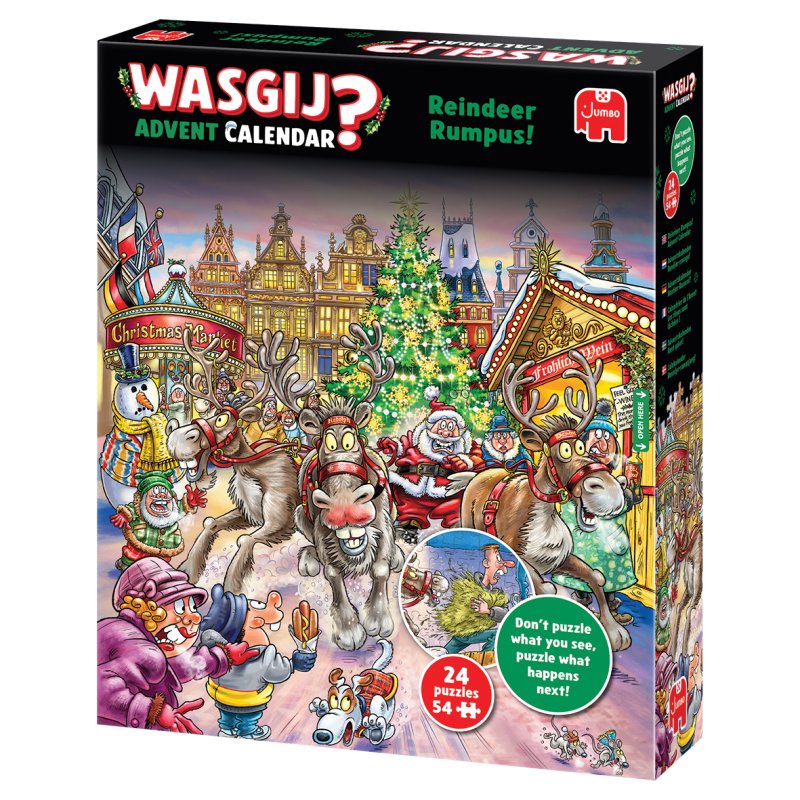 Wasgij Christmas Advent Calendar - Reindeer Rumpus!