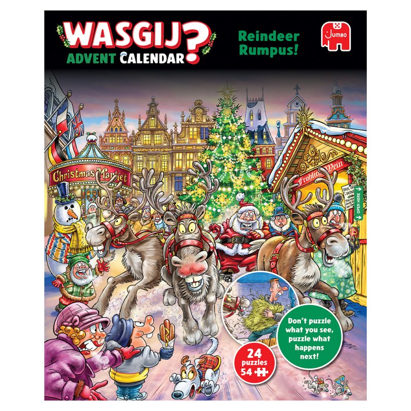 Wasgij Christmas Advent Calendar - Reindeer Rumpus!
