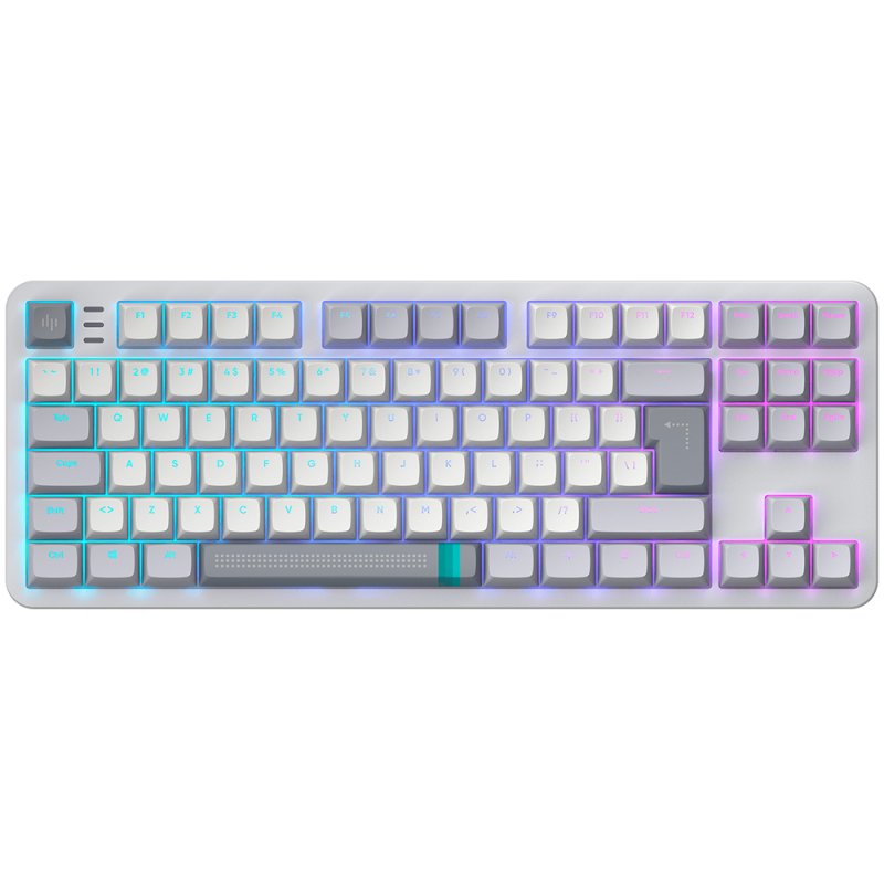 Dark Project ALU87A DAYLIGHT Wired Mechanical Gaming Keyboard, QWERTZ and QWERTY, ISO Multilingual