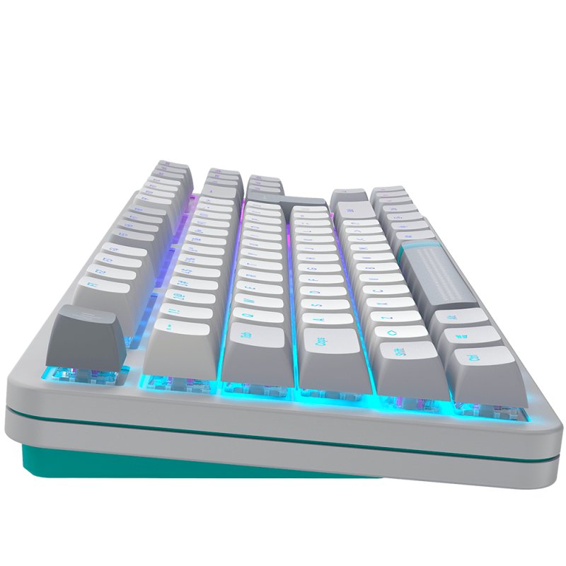 Dark Project ALU87A DAYLIGHT Wired Mechanical Gaming Keyboard, QWERTZ and QWERTY, ISO Multilingual