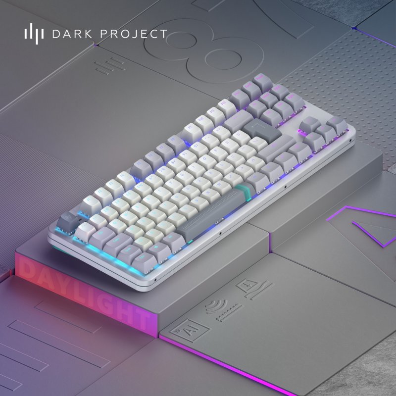 Dark Project DPKB_DAYLIGHT_87_ISO clavier Gaming USB Danois, Anglais, Finlandais, Allemand, Italien, Nordique,