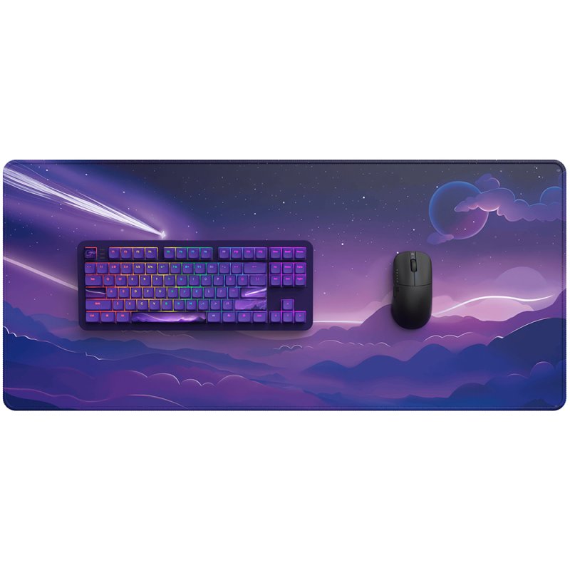 Dark Project ALU87B Celestial, G3MS Voidstone Switch, UK/DE/AT/ES/IT/FI/NO/SE/DK clavier Gaming USB QWERTZ Danois,