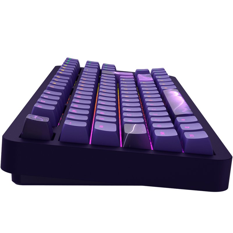 Dark Project ALU87B Celestial, G3MS Voidstone Switch, UK/DE/AT/ES/IT/FI/NO/SE/DK clavier Gaming USB QWERTZ Danois,