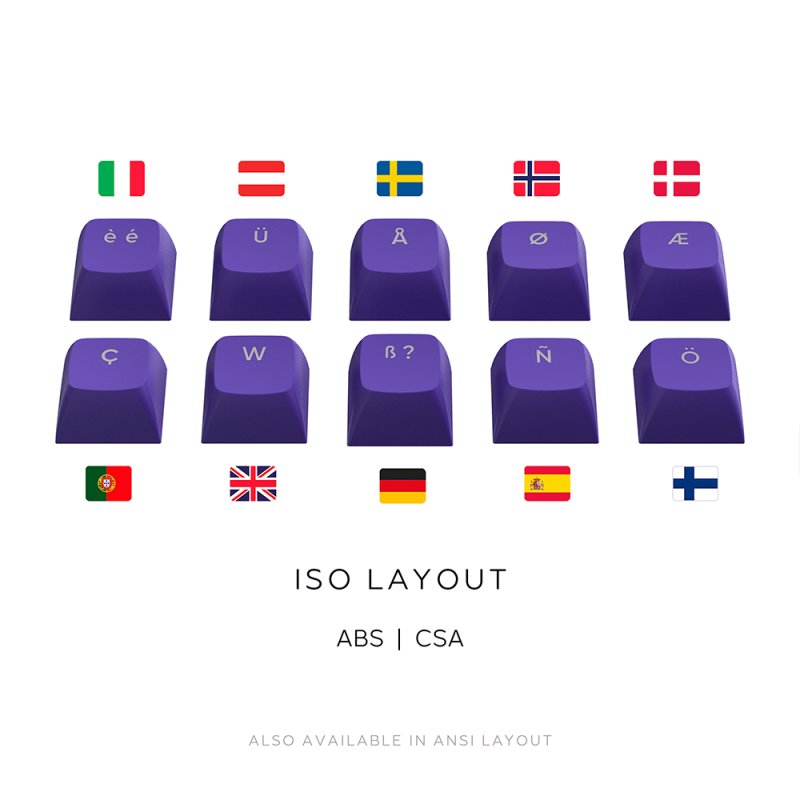 Dark Project ALU87B CELESTIAL Wired Mechanical Gaming Keyboard, QWERTZ and QWERTY, ISO Multilingual