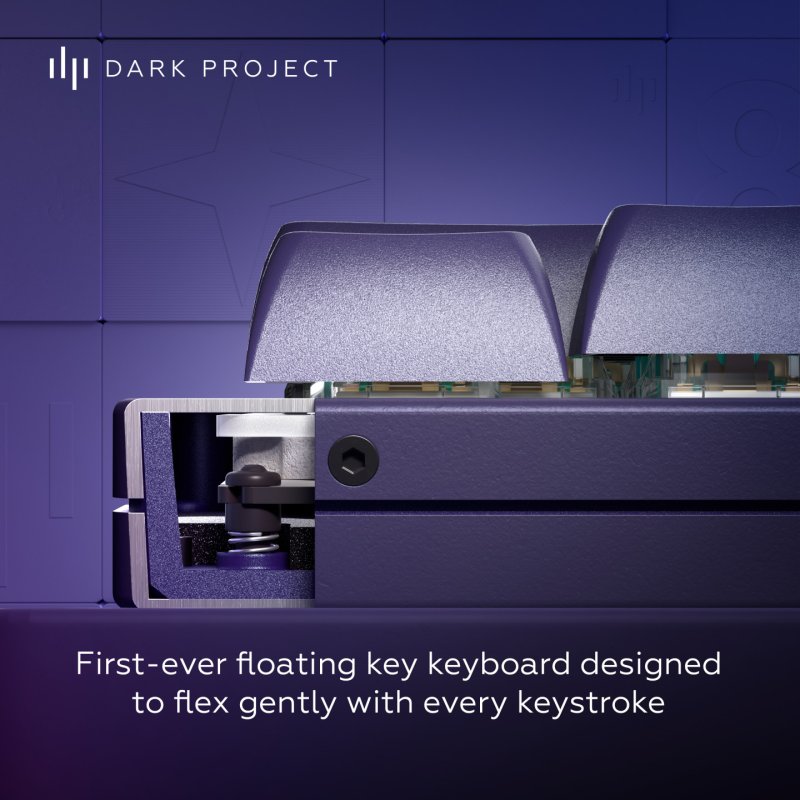 Dark Project ALU87B CELESTIAL Wired Mechanical Gaming Keyboard, QWERTZ and QWERTY, ISO Multilingual