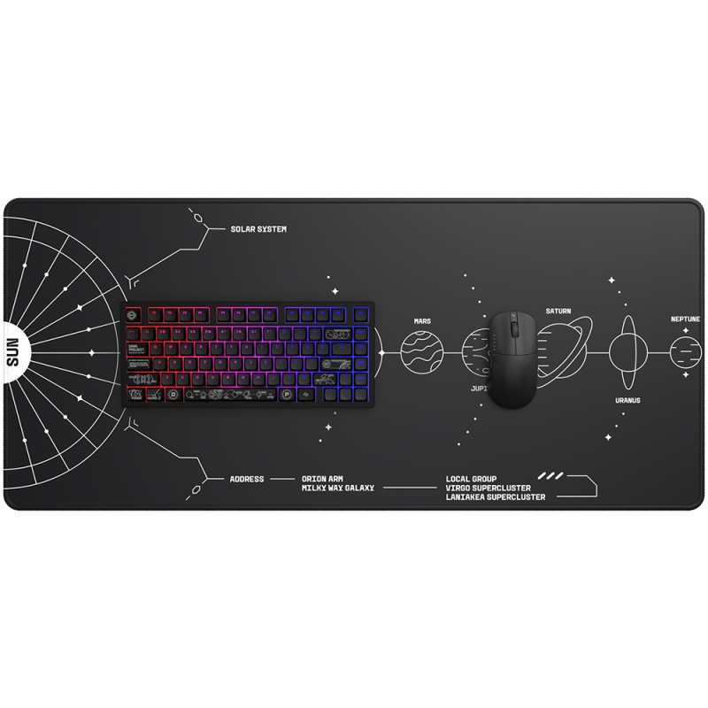 Dark Project ALU81A TERRA NOVA Wireless Mechanical Gaming Keyboard, QWERTZ and QWERTY, ISO Multilingual