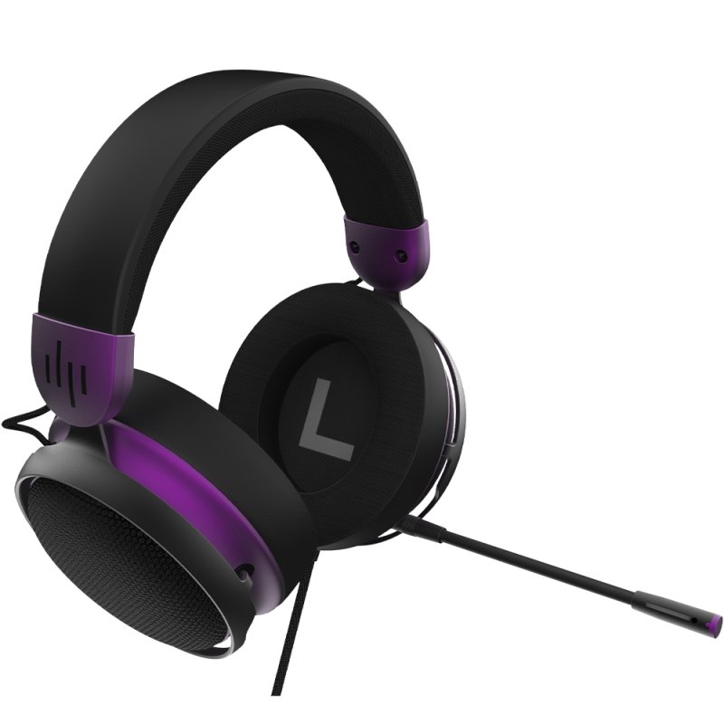 Dark Project Sono Casque Avec fil Arceau Gaming Noir, Violet