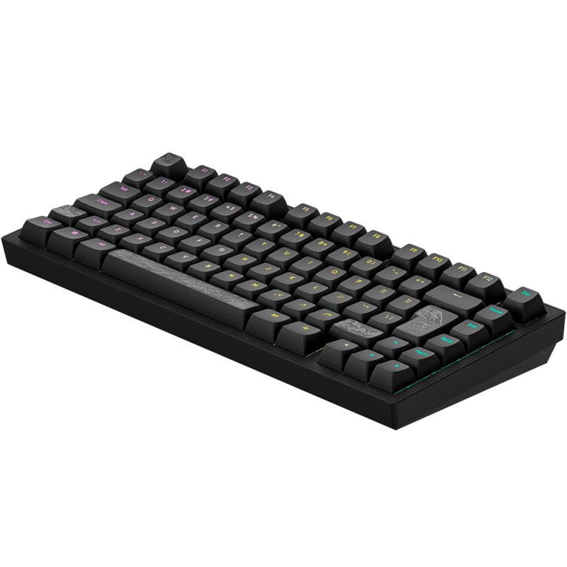 Dark Project DPKB_NOSTRA_81_ISO_BLACK clavier Gaming USB QWERTZ Danois, Anglais, Finlandais, Allemand, Italien,