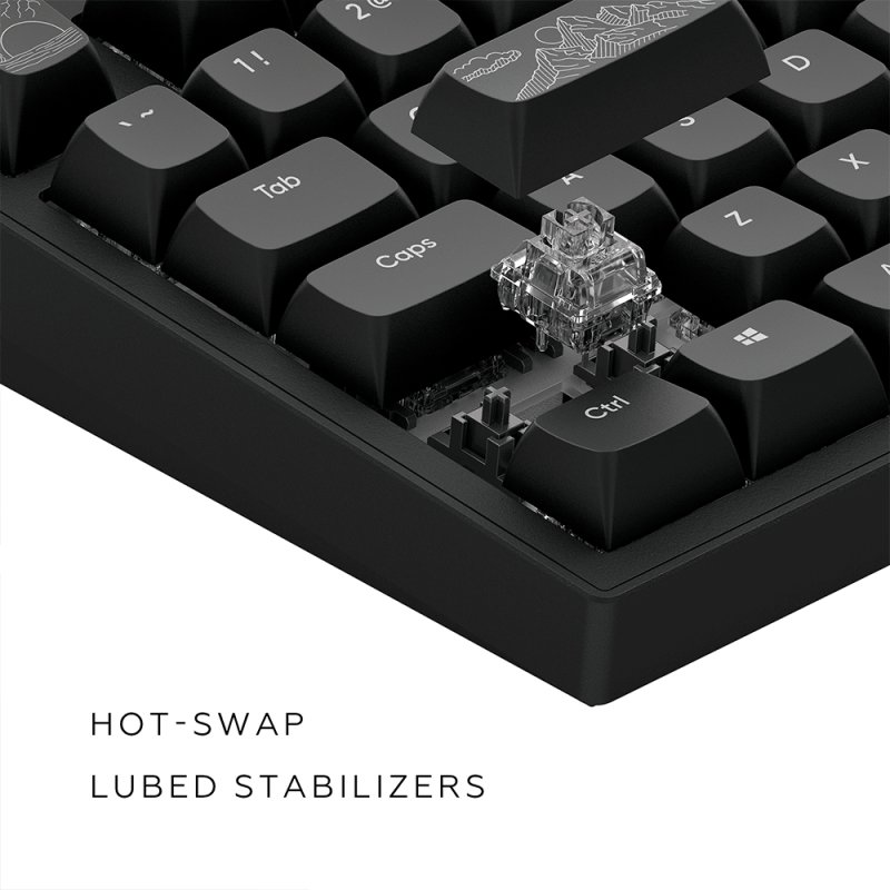 Dark Project ALU81A TERRA NOSTRA Wired Mechanical Gaming Keyboard, QWERTZ and QWERTY, ISO Multilingual