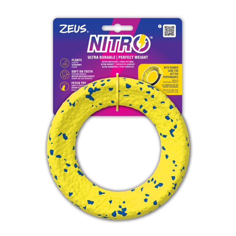 Zeus Nitro - Weighted Ring - Yellow and Blue - Ø16cm