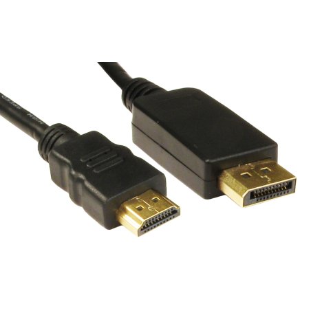 Cables Direct HDHDPORT-005-2M câble vidéo et adaptateur HDMI DisplayPort Noir