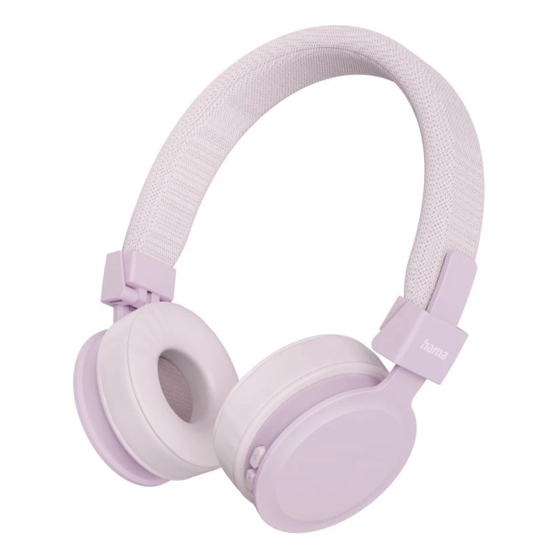 Hama (Freedom Lit III) Bluetooth Headset w/ Mic, 3.5mm Jack/USB-C, Foldable, Up to 15hrs Battery, Pink