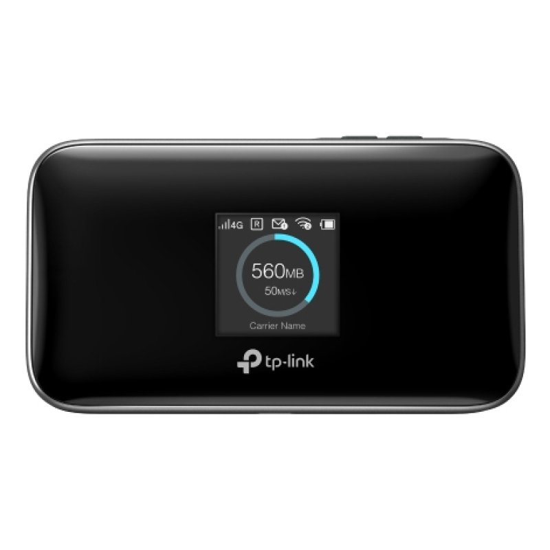 TP-LINK (M7750) 600Mbps 4G LTE-Advanced Mobile Wi-Fi, 3280mAh Battery, Up to 32 Devices Simultaneously, Dual Band AC1200