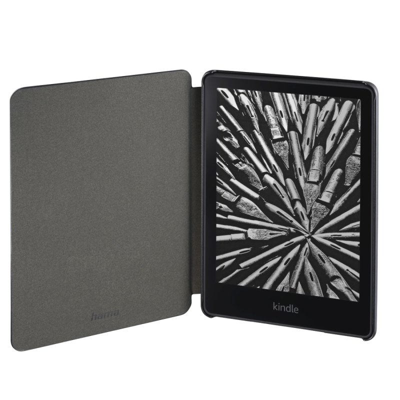 Hama (Fold) eBook Case for Kindle Paperwhite (Signature) 5 11th Gen. 2021/2023, Auto Switch On/Off, Black