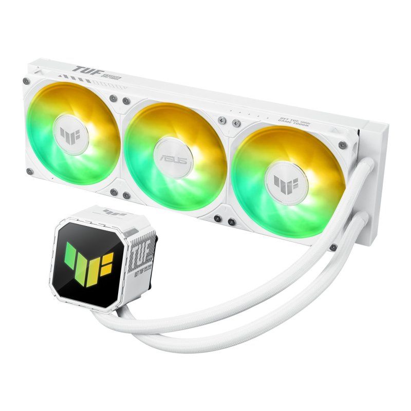 ASUS TUF Gaming LC III 360 ARGB White Edition Boitier PC Refroidisseur de liquide tout-en-un 12 cm Blanc