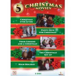 5 CHRISTMAS MOVIES - (5 DVD BOX SET OF ROMANTIC CHRISTMAS MOVIES)
