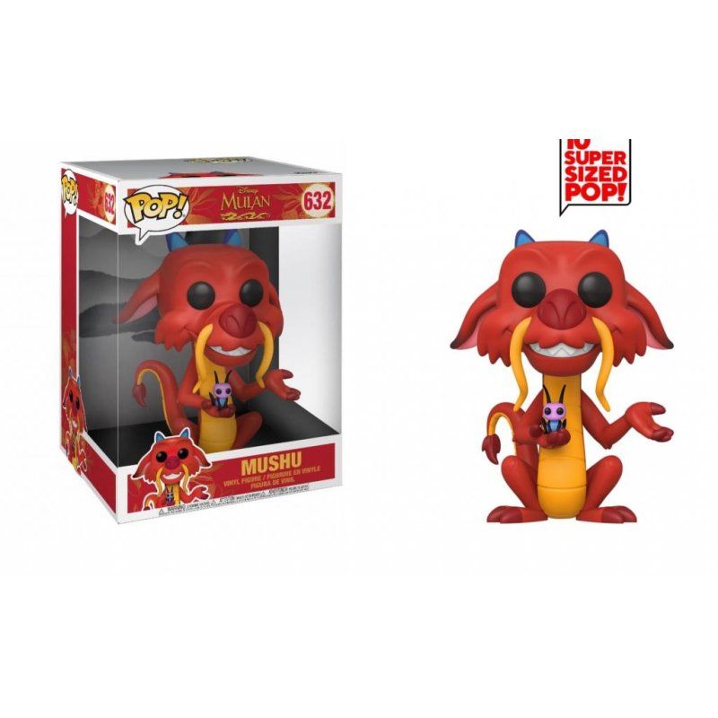 FUNKO Pop Disney: Mulan - 10" Mushu