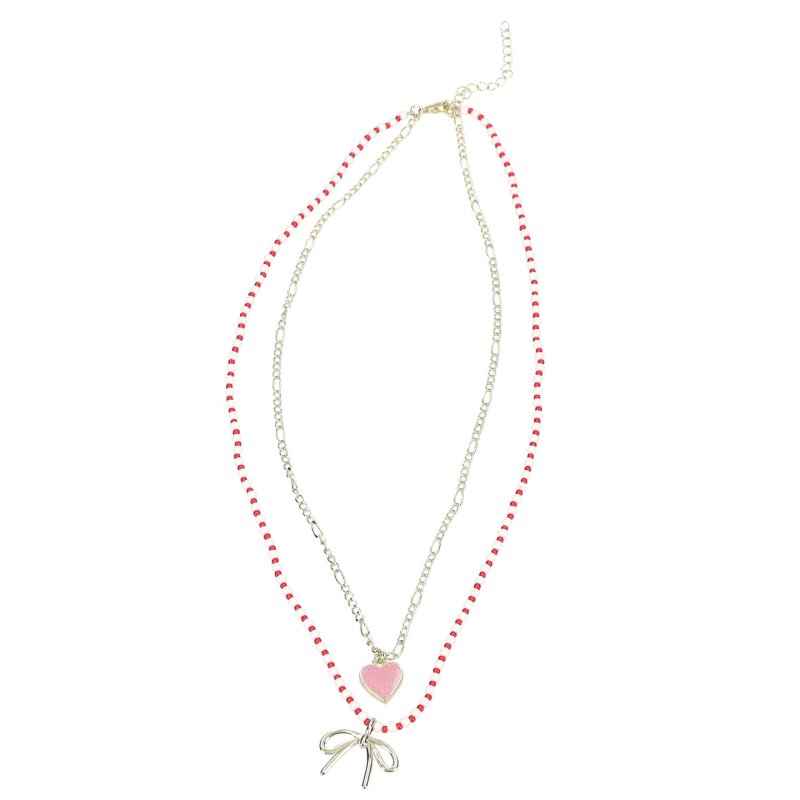 TOPModel Double Layer Necklace LEOHEART