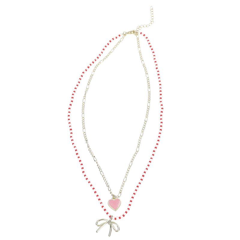 TOPModel LEOHEART Collier à chaîne Femelle Zinc, Acrylique, Laiton, Nylon 16 g