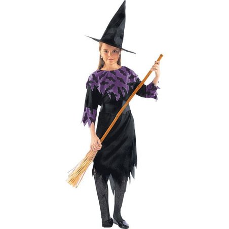 Ciao - Witch costume with belt - 7-9 years