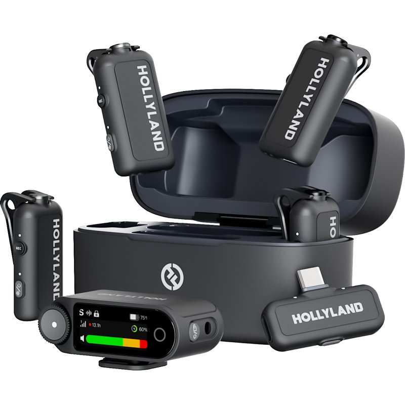 Hollyland - LARK MAX 2 Combo 4-Person Version with Camera RX USB-C RX