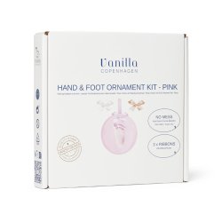 Vanilla Copenhagen - Hand & Foot Clay Kit - Pink - Ø11 cm