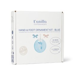 Vanilla Copenhagen - Hand & Foot Clay Kit - Blue - Ø11 cm