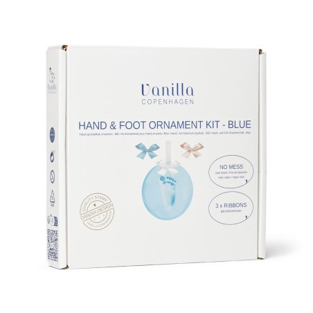 Vanilla Copenhagen - Hand & Foot Clay Kit - Blue - Ø11 cm