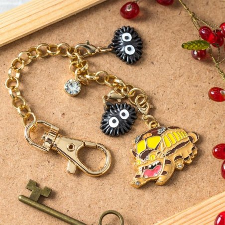 MON VOISIN TOTORO - Chatbus & Noiraude - Chainette charms