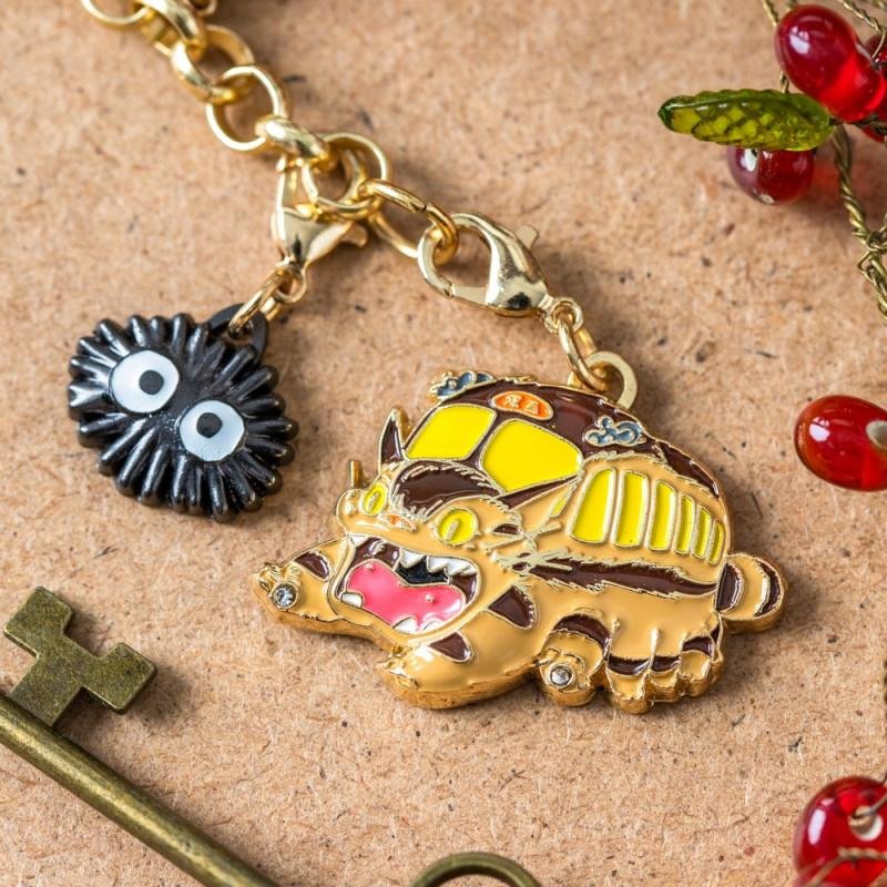 MON VOISIN TOTORO - Chatbus & Noiraude - Chainette charms