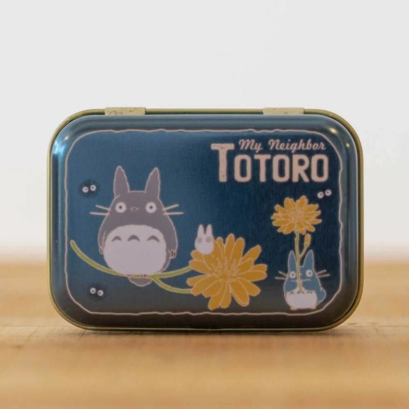MON VOISIN TOTORO - Totoro Fleur - Petite boîte métal