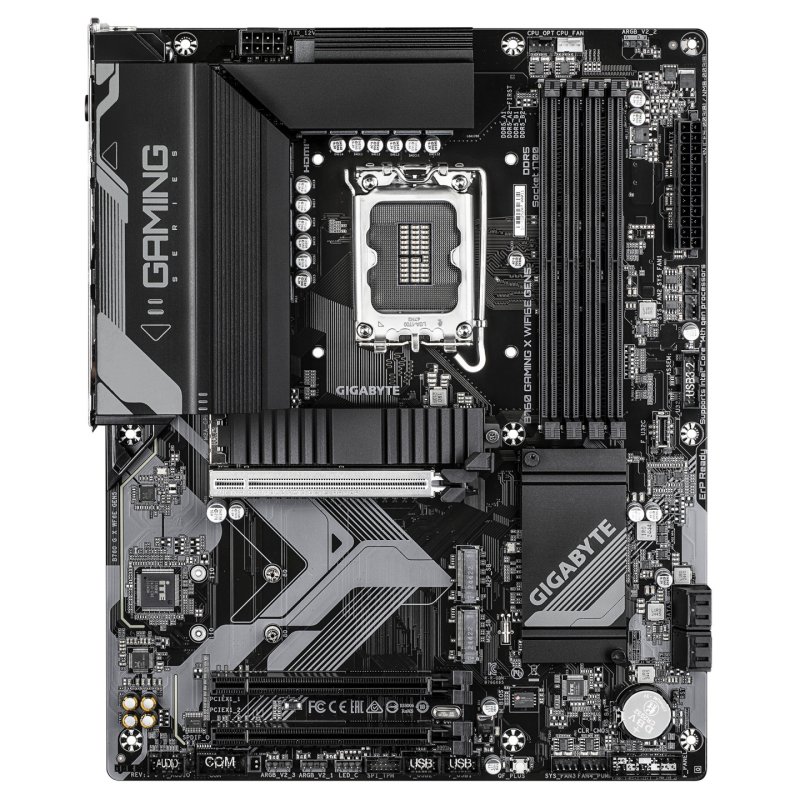 GIGABYTE B760 GAMING X WIFI6E GEN5 Carte Mère – Compatible avec les processeurs Intel Core 14e génération, VRM