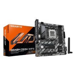 GIGABYTE B840M DS3H WIFI6 Carte Mère – Processeurs AMD Ryzen 9000, VRM numérique 8 2 2 phases, jusqu'à 8200 MHz