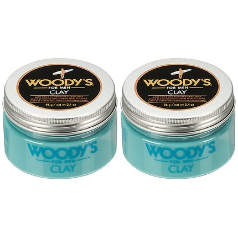 Woody's Clay for Men Matte Finish with Firm and Flexible Hold 3.4 Oz