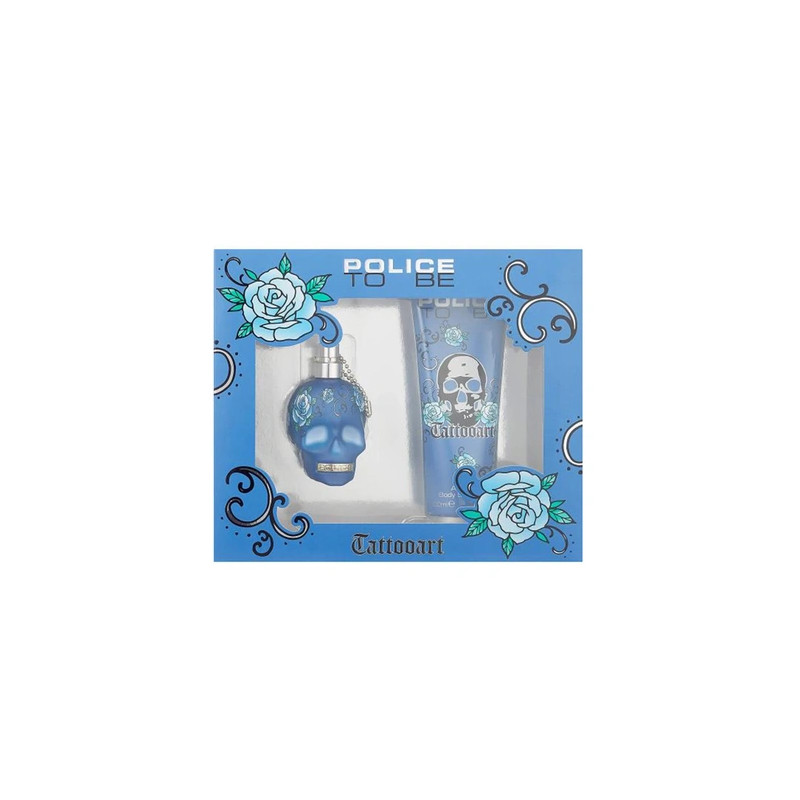 Police Police To Be Tattooart Eau De Parfum 40ml Spray And 200ml Body Lotion
