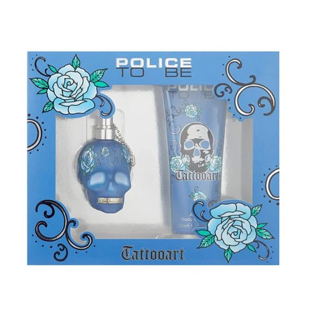 Police Police To Be Tattooart Eau De Parfum 40ml Spray And 200ml Body Lotion