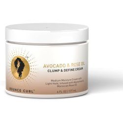 Bounce Curl Avocado & Rose Oil Clump & Define Cream Curly Hair Moisturizing Leave-in Define Cream