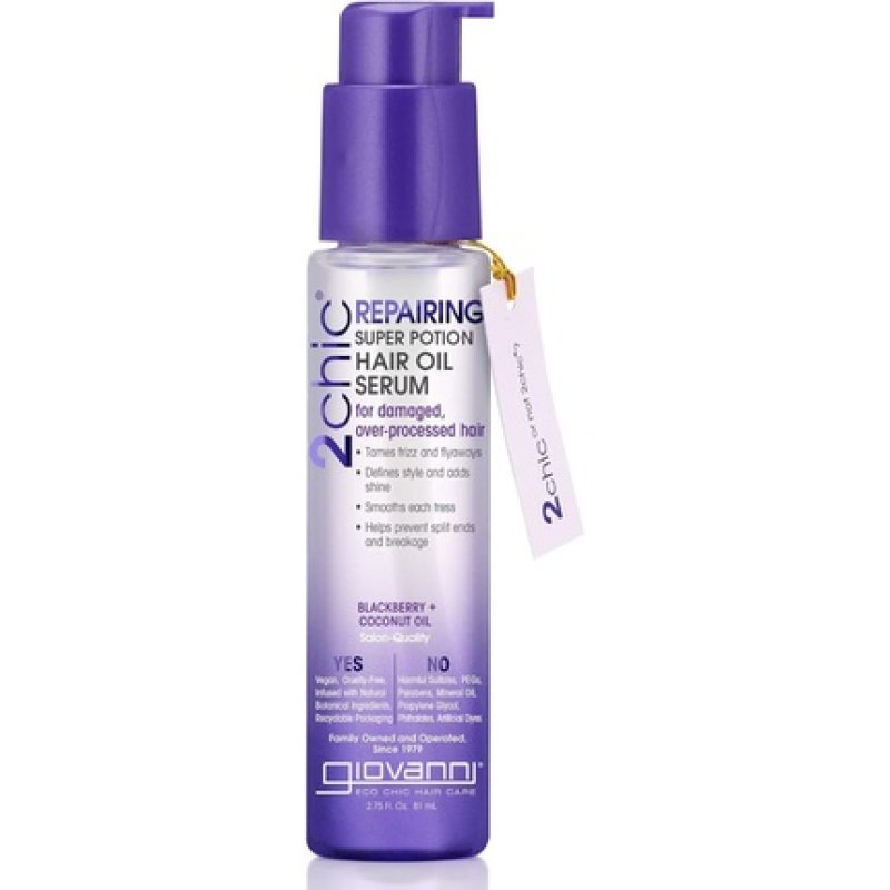 Giovanni 2 Chic Ultra Repair Super Potion Hair Oil Serum with Blackberry and Coconut