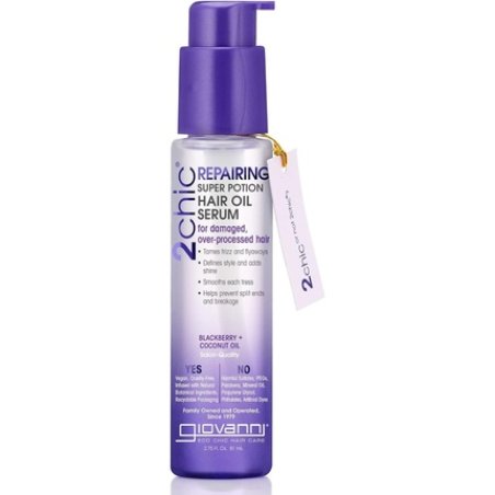 Giovanni 2 Chic Ultra Repair Super Potion Hair Oil Serum with Blackberry and Coconut